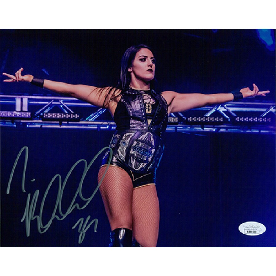 Tessa Blanchard WWE NXT Diva Wrestler Signed 8x10 Glossy Photo JSA